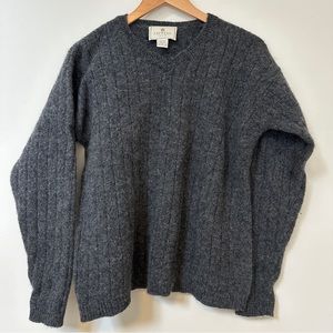 Express Tricot 100% Wool Oversized Cable Sweater Size M